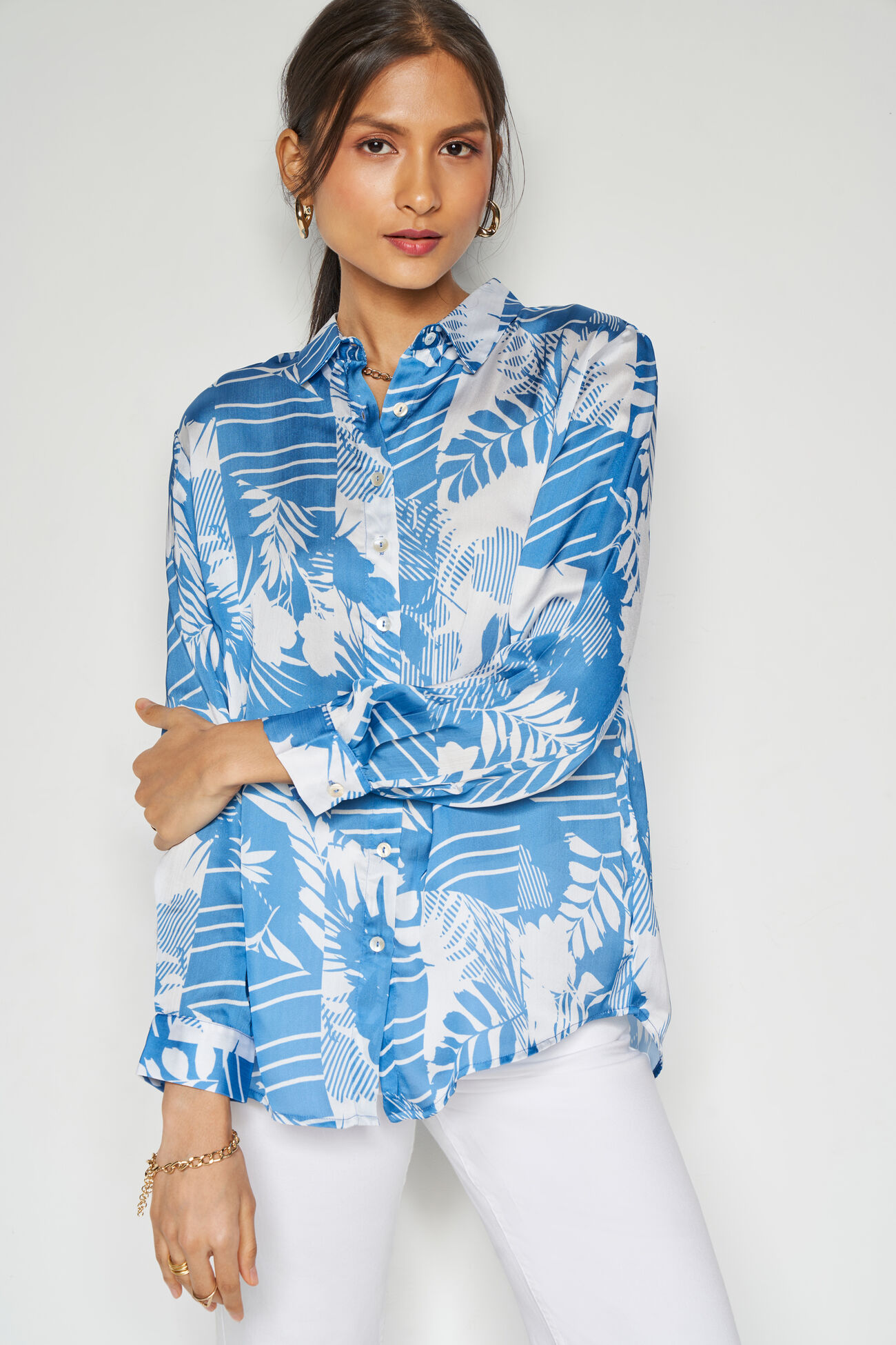 Hawaii Shirt, Blue, image 1
